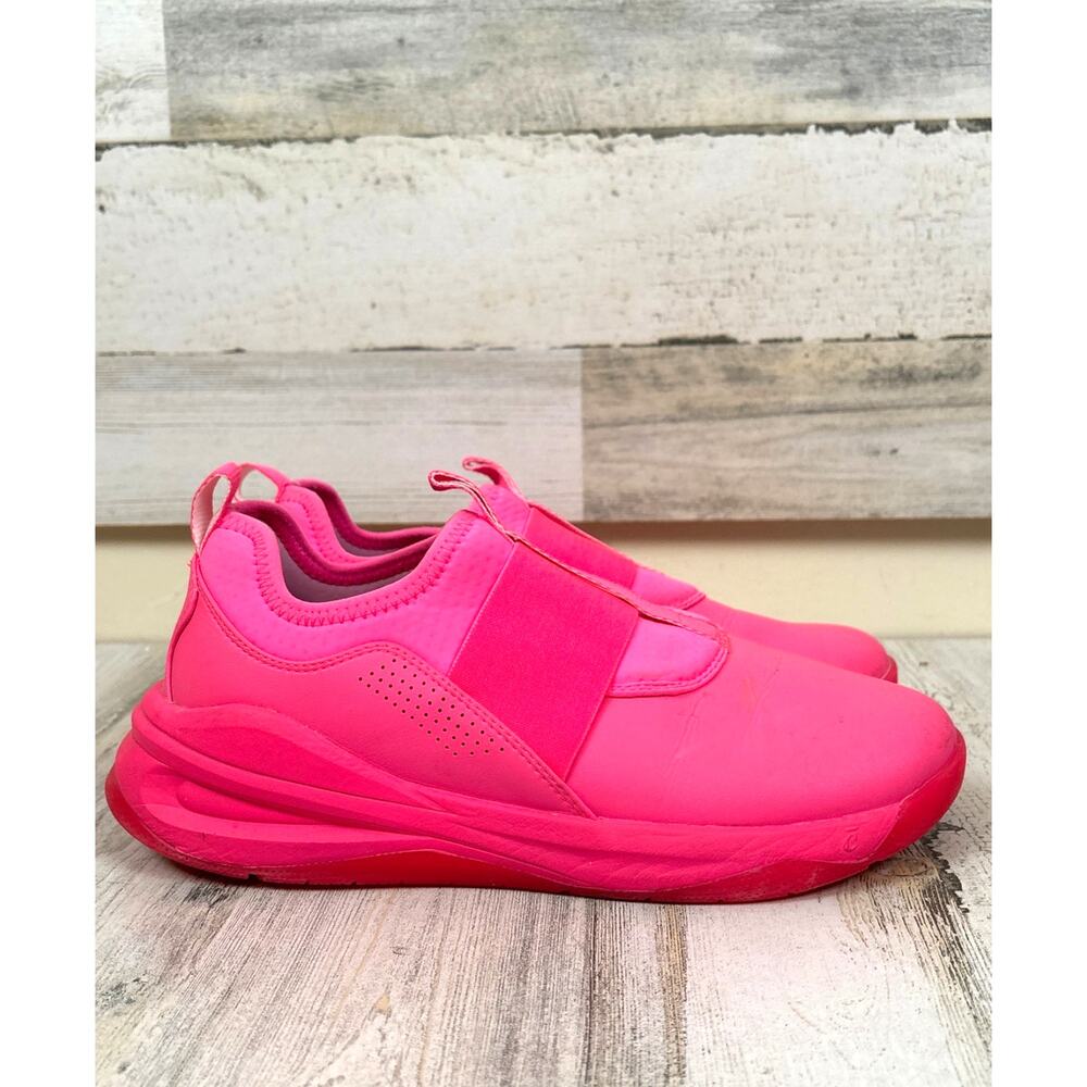 Clove Womens 8.5 Neon Pink Solo Nursing Shoes Healthcare Comfort Sneakers - Picture 2 of 9